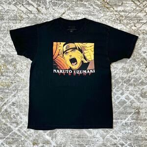 Naruto Shippuden Uzumaki Graphic T-Shirt | Size L | Anime Streetwear Tee